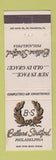Matchbook Cover - Bellevue Stratford Hotel Philadelphia PA