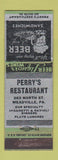 Matchbook Cover - Perry's Restaurant Meadville PA