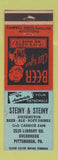 Matchbook Cover - Steiny and Steiny Beer Distributor Pittsburgh PA WEAR