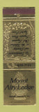 Matchbook Cover - Mount Airy Lodge Mount Pocono PA