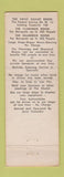 Matchbook Cover - The Chalet Restaurant Dillsburg PA