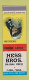 Matchbook Cover - Hess Bros Spraying Florin PA