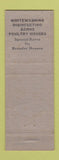 Matchbook Cover - Hess Bros Spraying Florin PA