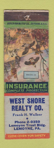 Matchbook Cover - West Shore Real Estate Lemoyne PA
