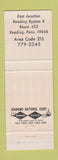 Matchbook Cover - Dutch Colony Motor Inn Reading PA