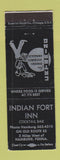 Matchbook Cover - Indian Fort Inn Hamburg PA