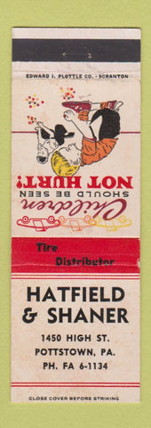 Matchbook Cover - Hatfield & Shaner Pottstown PA
