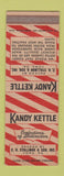 Matchbook Cover - Kandy Kettle Confectionery Yrok PA WEAR