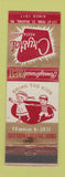 Matchbook Cover - Crystal Restaurant Reading PA WEAR