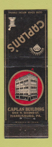 Matchbook Cover - Caplan's Drug Harrisburg PA