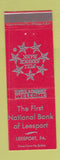 Matchbook Cover - First National Bank Leesport PA