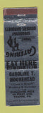 Matchbook Cover - Caroline Moorhead Catering Trappe PA