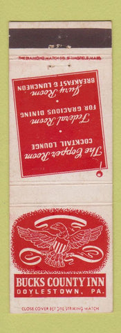 Matchbook Cover - Bucks County Inn Doylestown PA
