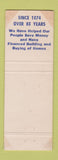 Matchbook Cover - Carlisle Building and Loan PA WEAR
