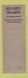 Matchbook Cover - Hotel Moses Van Campen Benton PA low phone #