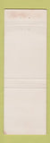 Matchbook Cover - Kno Place New Castle PA