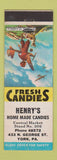 Matchbook Cover - Henry's Home Made Candy York PA