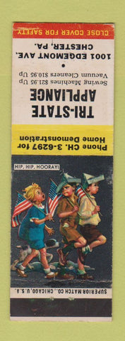 Matchbook Cover - Tri State Appliance Chester PA