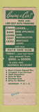 Matchbook Cover - Hollidaysburg Trust Company PA