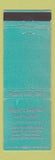 Matchbook Cover - Kegel's Seafood Restaurant Lancaster PA TEAL WEAR