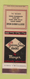 Matchbook Cover - Seven Seas Slacks Men's Clothes Mercer PA