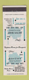 Matchbook Cover - Boston Restaurant Wilkes Barre PA