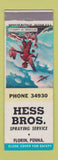 Matchbook Cover - Hess Bros Spraying Florin PA