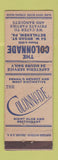 Matchbook Cover - Colonnade Bethlehem PA Restaurant WEAR
