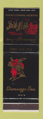 Matchbook Cover - Shenango Inn Sharon PA