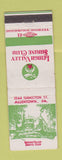 Matchbook Cover - Lehigh Valley Shrine Club Allentown PA