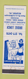 Matchbook Cover - Bridge Lunch Weisport PA pizza girlie
