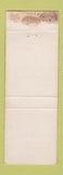 Matchbook Cover - RH Thompson Auctioneer Pottstown PA