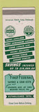 Matchbook Cover - First Federal Savings and Loan Beaver Falls PA