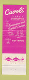 Matchbook Cover - Cavoli Restaurant Cleveland OH