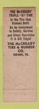 Matchbook Cover - Harold Shuman Bloomsburg PA  Tire WEAR