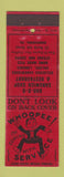 Matchbook Cover - BBQ Sandwich Shop Harrisburg PA