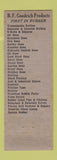 Matchbook Cover - BF Goodrich Sterling Rubber Dayton OH