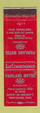 Matchbook Cover - Fairlane Motel Perrysburg OH WEAR