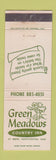 Matchbook Cover - Green Meadows Country Inn Worthington OH