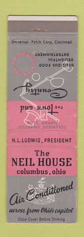 Matchbook Cover - Neil House Columbus OH