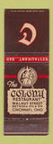 Matchbook Cover - Colony Restaurant Cincinnati OH