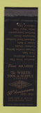 Matchbook Cover - White Tool and Supply Cleveland OH 1951
