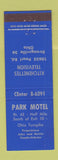 Matchbook Cover - Park Motel Strongsville OH