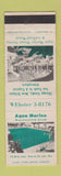 Matchbook Cover - Aqua Marine Swimming Club Avon on the Lake OH