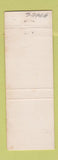 Matchbook Cover - The Good House Restaurant Ragersville OH WORN