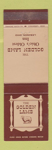 Matchbook Cover - The Golden Lamb Lebanon OH