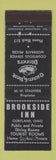 Matchbook Cover - Brookside Inn Cortland OH MERCHANTS