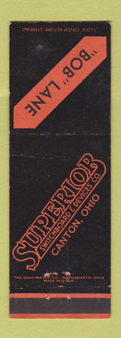 Matchbook Cover - Superior Switchboard Devices Canton OH