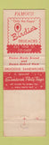 Matchbook Cover - Wiggins Cincinnati OH