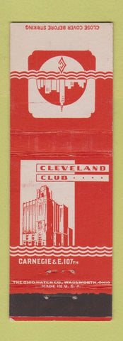 Matchbook Cover - Cleveland Club OH